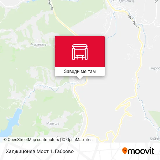 Хаджицонев Мост 1 карта