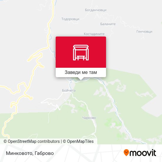 Минковото карта