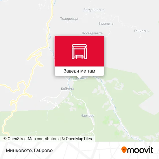 Минковото карта