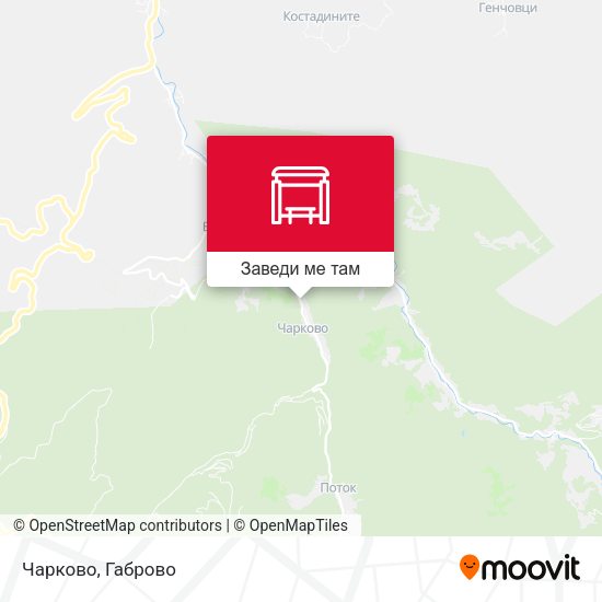 Чарково карта