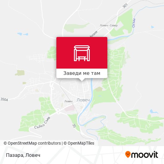 Пазара карта