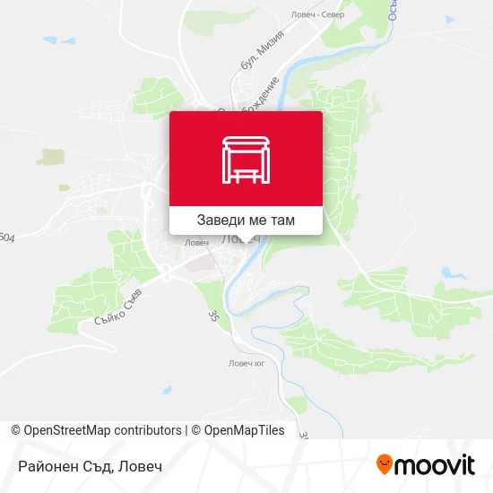 Районен Съд карта