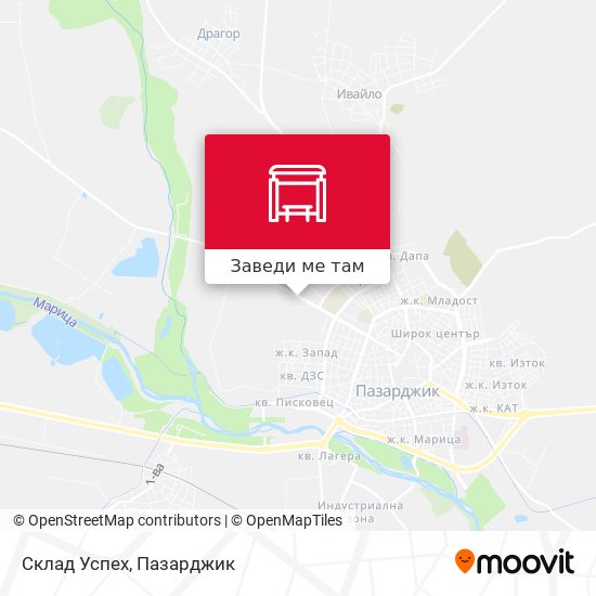 Склад Успех карта