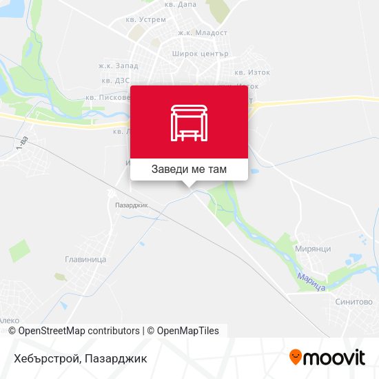 Хебърстрой карта