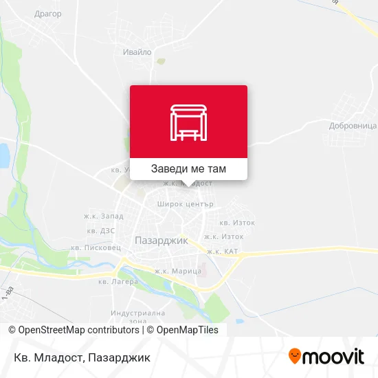 Кв. Младост карта