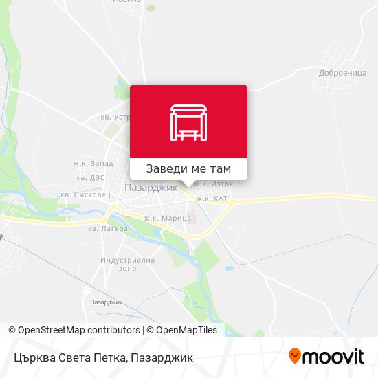 Църква Света Петка карта