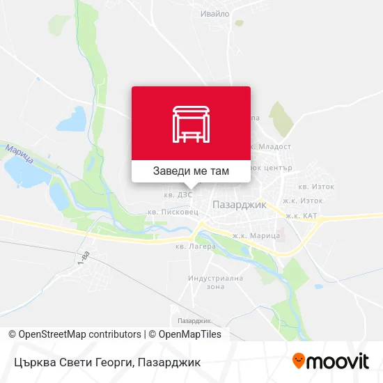 Църква Свети Георги карта