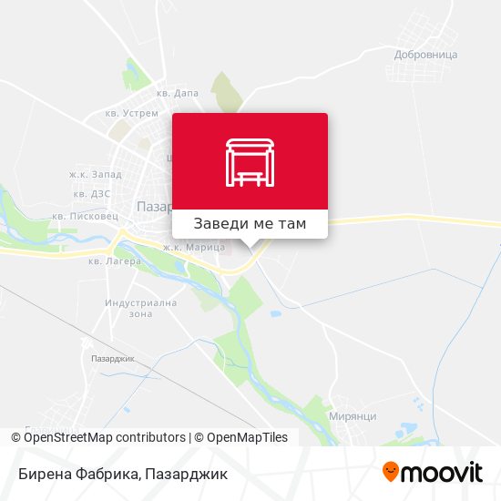 Бирена Фабрика карта