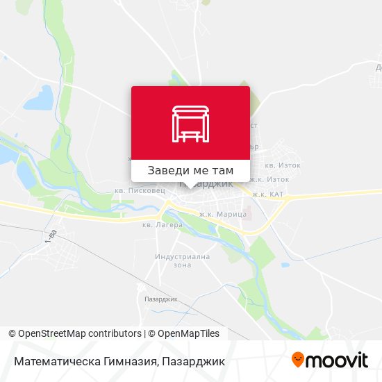 Математическа Гимназия карта