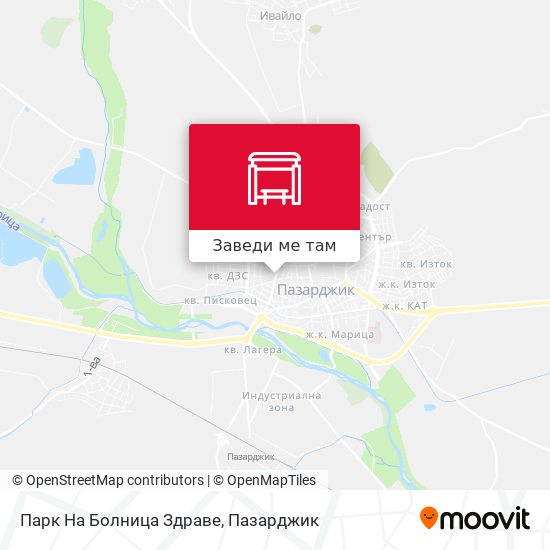 Парк На Болница Здраве карта