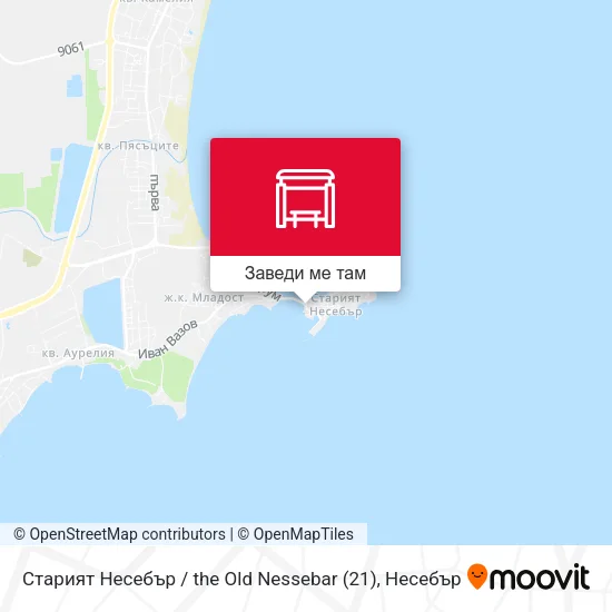 Старият Несебър / the Old Nessebar (21) карта