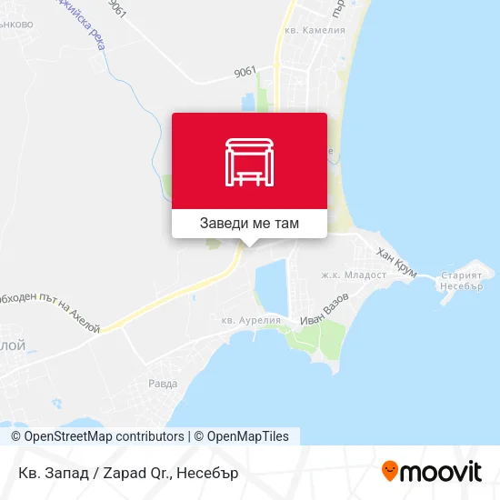 Кв. Запад / Zapad Qr. карта