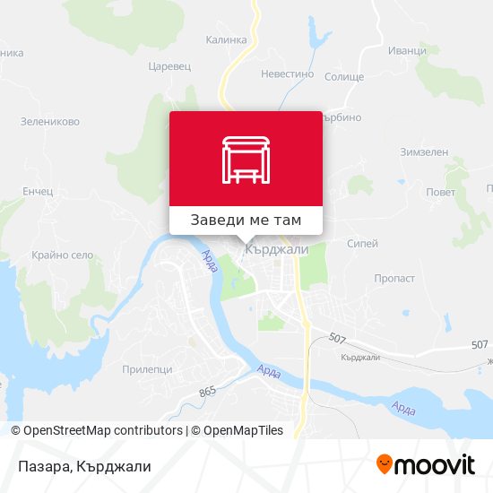 Пазара карта