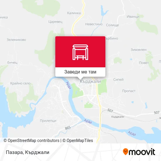 Пазара карта