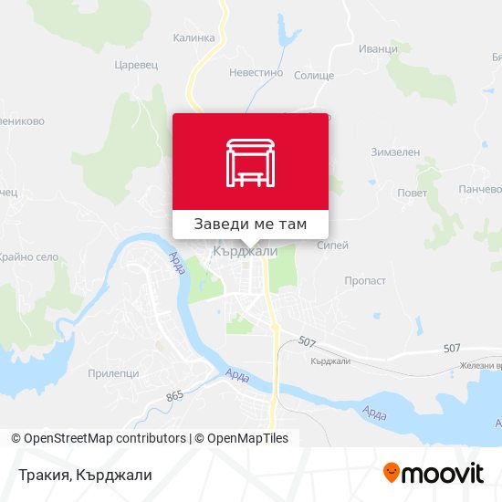 Тракия карта
