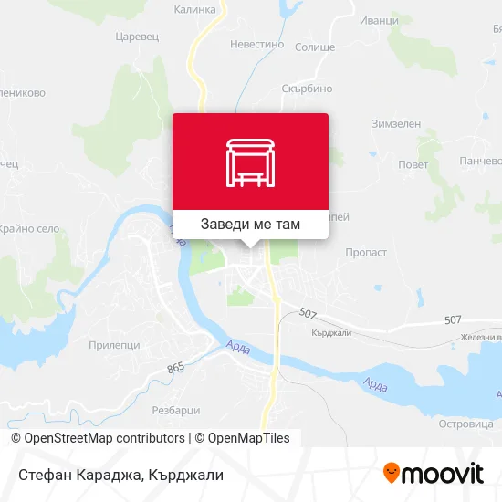 Стефан Караджа карта