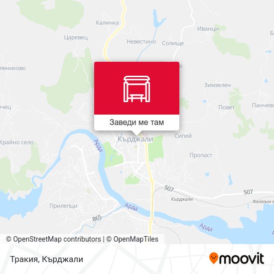 Тракия карта