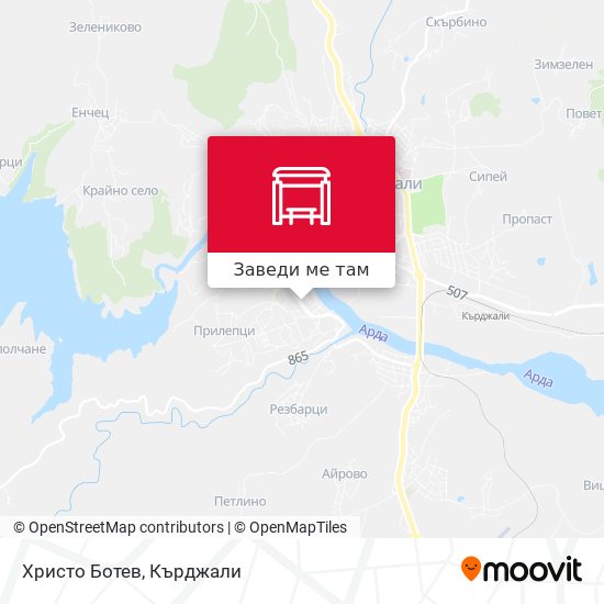 Христо Ботев карта