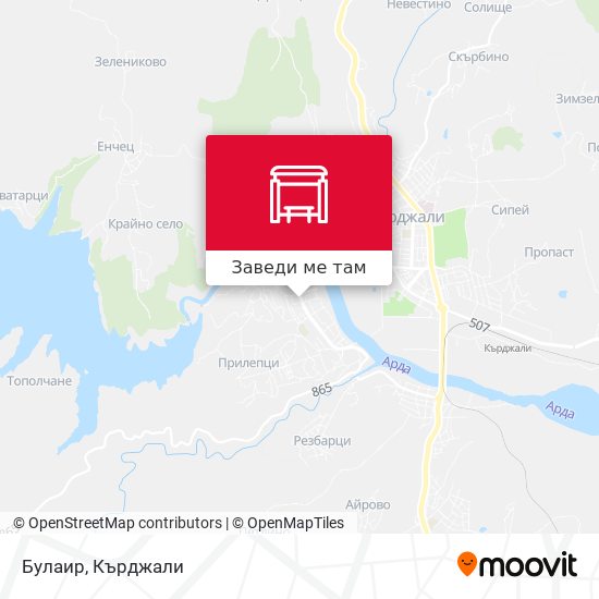 Булаир карта
