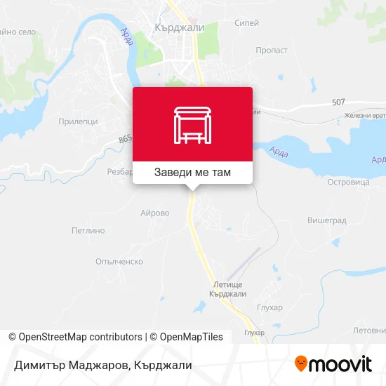 Димитър Маджаров карта