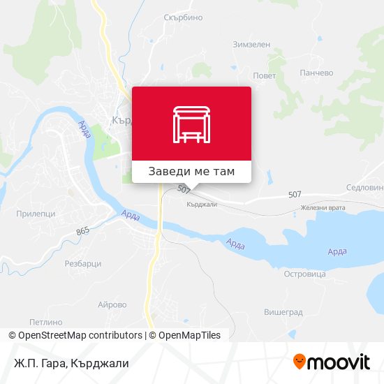 Ж.П. Гара карта