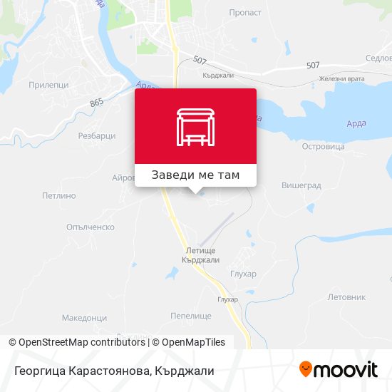 Георгица Карастоянова карта