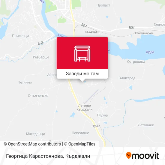 Георгица Карастоянова карта