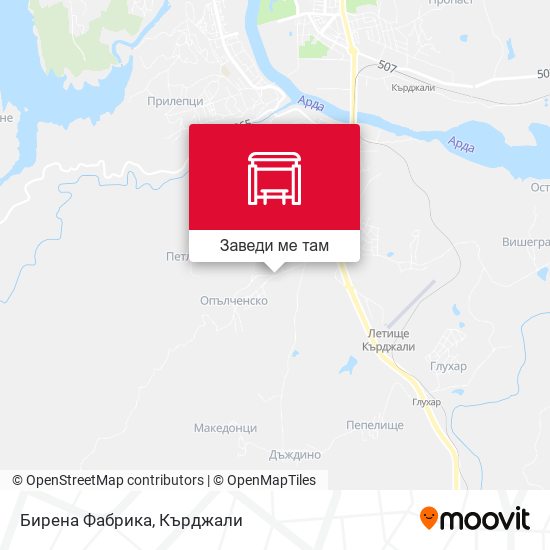 Бирена Фабрика карта
