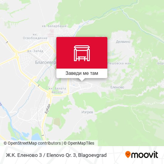 Ж.К. Еленово 3 / Elenovo Qr. 3 карта