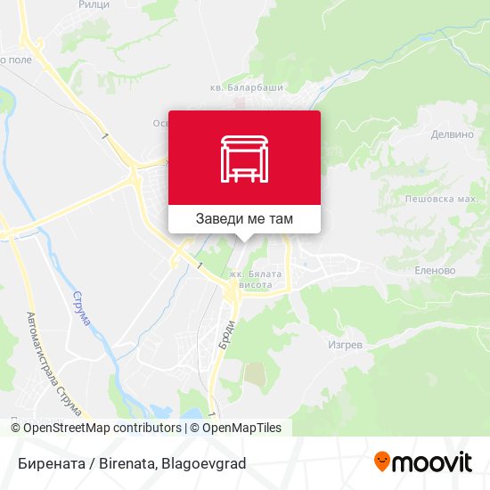 Бирената / Birenata карта