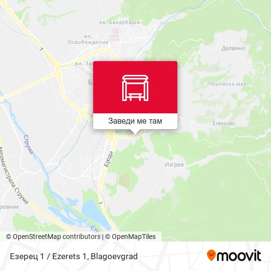 Езерец 1 / Ezerets 1 карта
