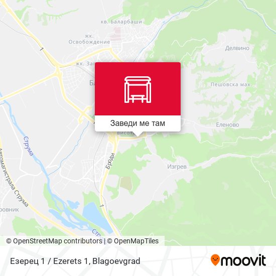 Езерец 1 / Ezerets 1 карта
