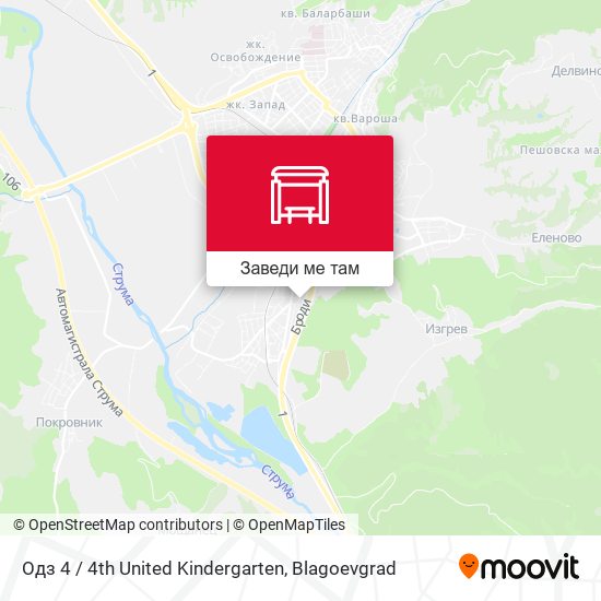 Одз 4 / 4th United Kindergarten карта