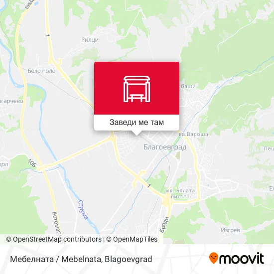 Мебелната / Mebelnata карта