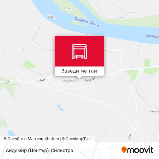 Айдемир (Център) карта
