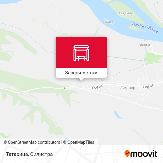 Татарица карта