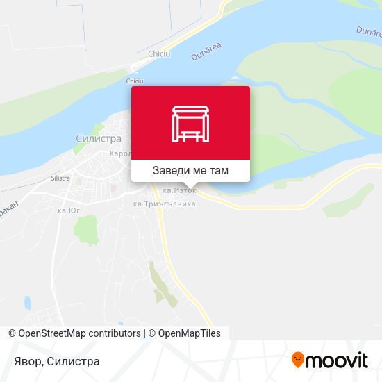 Явор карта