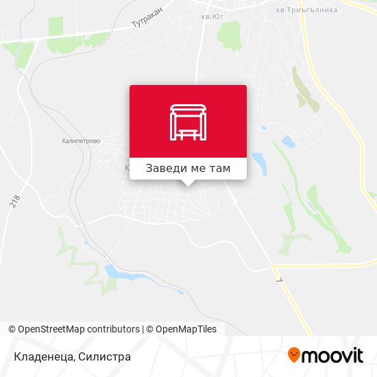 Кладенеца карта