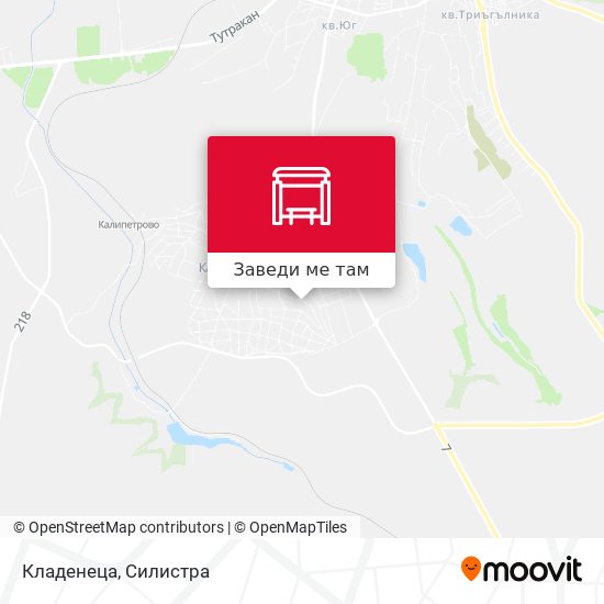 Кладенеца карта