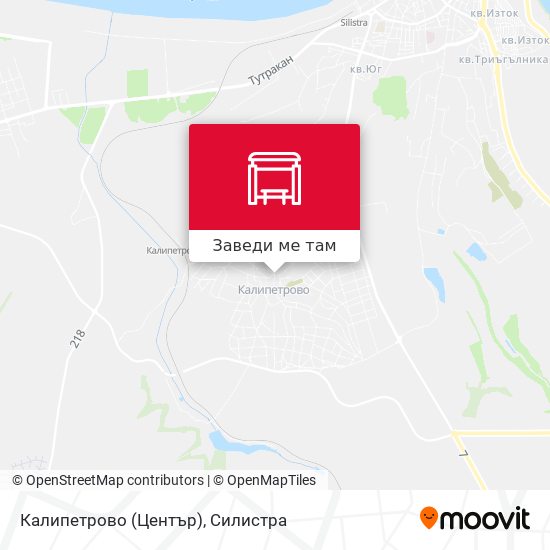 Калипетрово (Център) карта