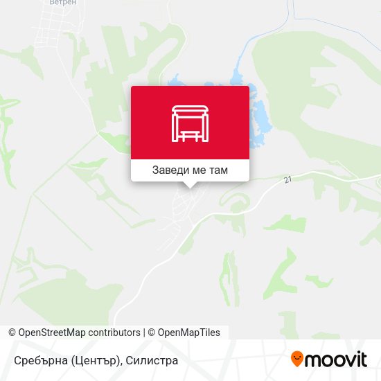 Сребърна (Център) карта