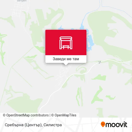 Сребърна (Център) карта