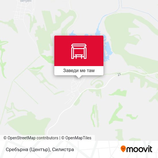 Сребърна (Център) карта
