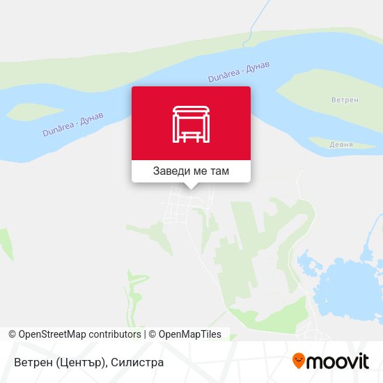 Ветрен (Център) карта