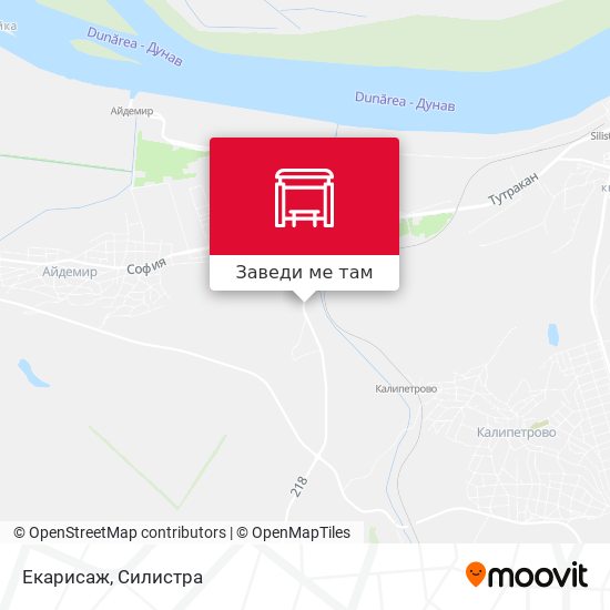 Екарисаж карта