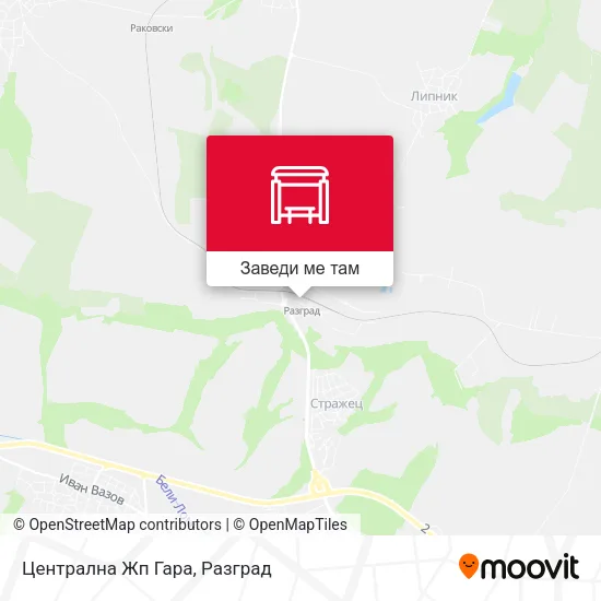 Централна Жп Гара карта