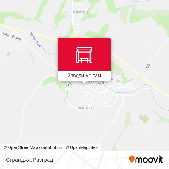 Странджа карта