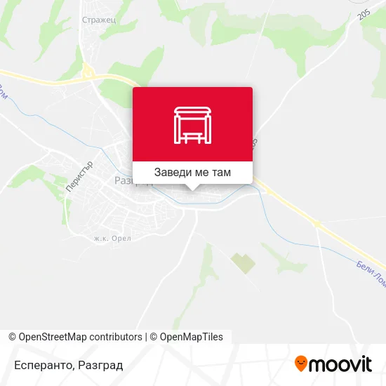 Есперанто карта