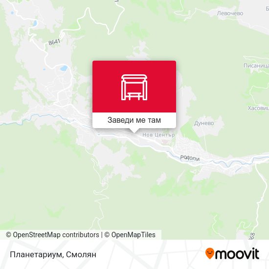 Планетариум карта