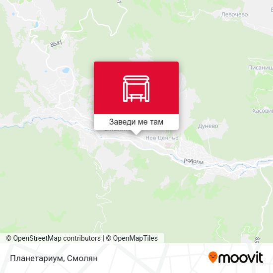 Планетариум карта